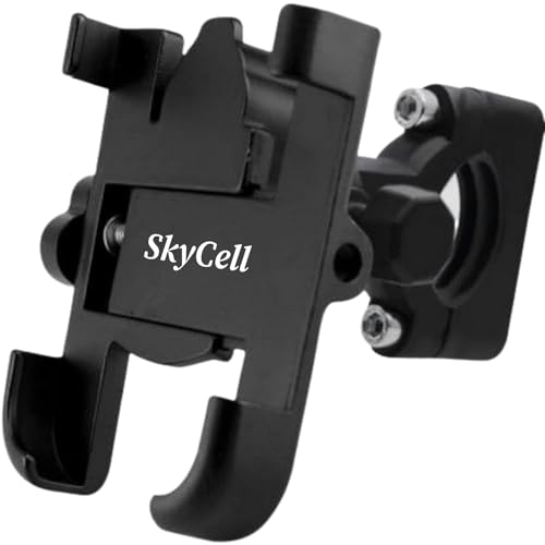 SKYCELL Metal Grip Waterproof Bike/Motorcycle/Scooter Mobile Phone Holder Mount, Ideal for Maps and GPS - Image 1