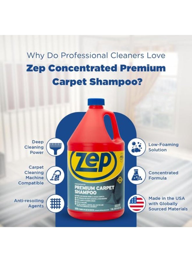 Zep Pro Strength Concentrated Premium Carpet Shampoo 3.78 Liter - Image 3