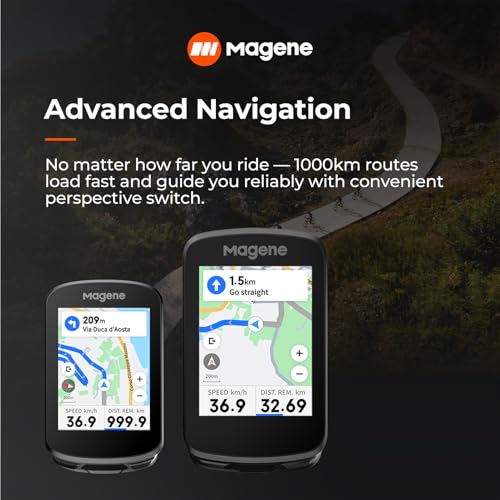 Magene C506 GPS Bike Computer - 2.4" Color Touchscreen, Smart Navigation, Fast WiFi & Bluetooth, Riding Assistant Wireless, Indoor Cycling & Training - Image 3