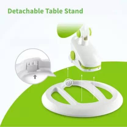 TANTRA Wave Plus Smart Portable Table Fan (3-in-1 style: clip,wall-mount or detachable table stand) Silent Portable Clip Fan - Image 3