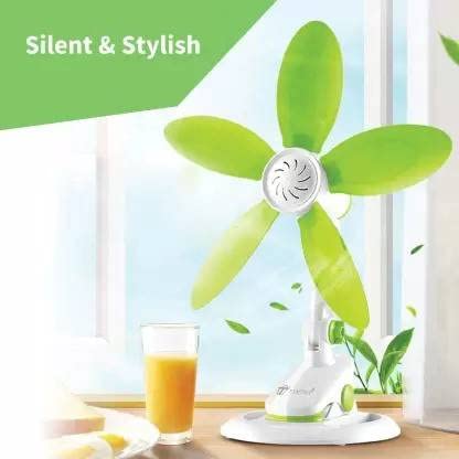 TANTRA Wave Plus Smart Portable Table Fan (3-in-1 style: clip,wall-mount or detachable table stand) Silent Portable Clip Fan - Image 5