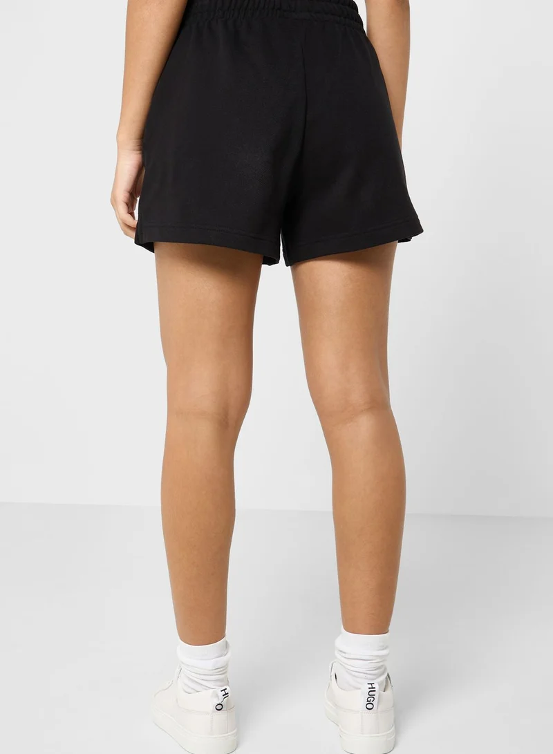 HUGO High Waist Logo Shorts