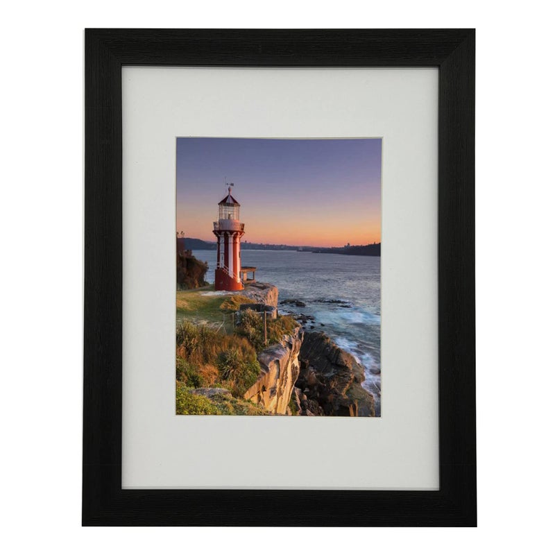 EVQUIT A5 Gallery Picture frames with A6 matFreestanding and Wall Mountable Photo FrameBlack
