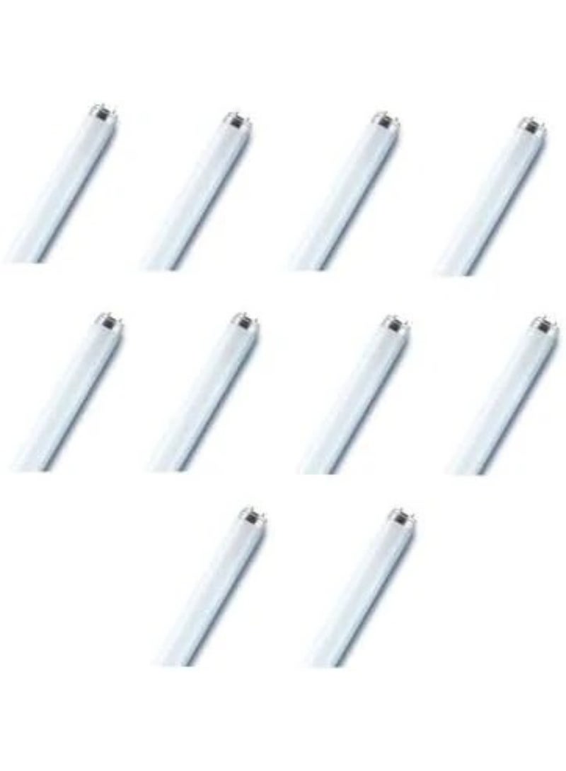 Osram Fluorescent Tube L 8 W/640, 8W T5, 4000K Cool White Light, G5 Base, 12 Inch Short Tube – Energy-Efficient Fluorescent Tube- Pack of 10 - Image 1