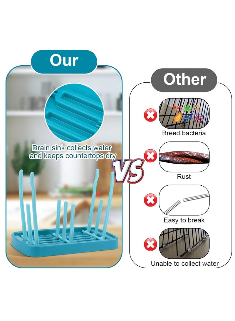 Bukela 2 PCS Reusable Pouches Plastic Drying Rack for Toddlers/Kids Food Pouches, Baby Food Storage Refillable Bags Stand Holder for Yogurt/Applesauce/Fruit/Smoothie/Breastmilk Pouches - Image 4