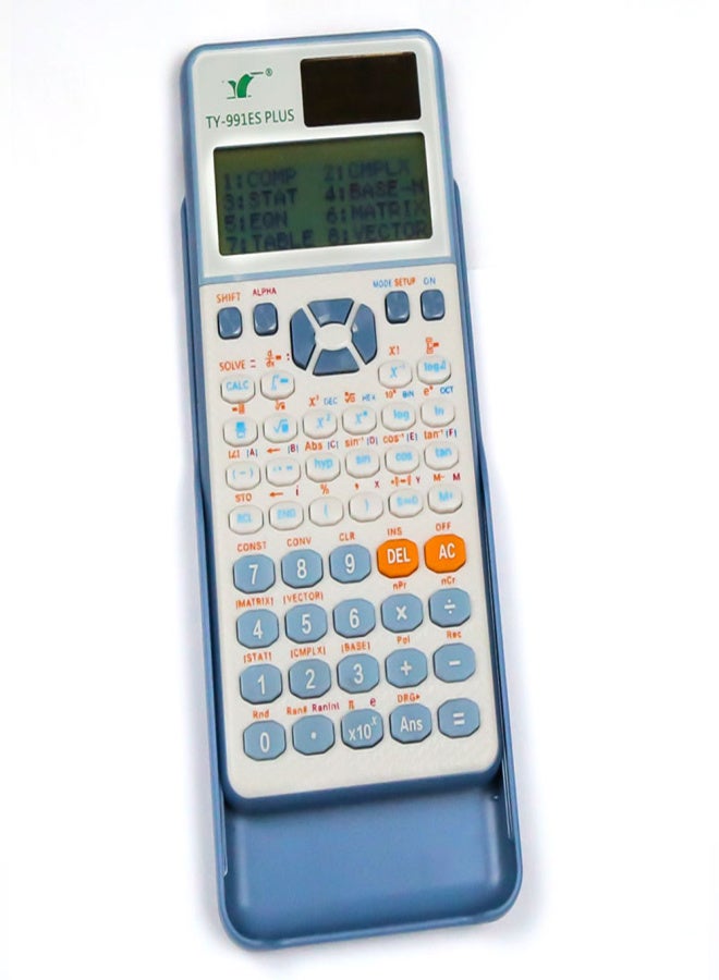 Scientific Calculators Math Calculator with 417 Function HD Dot Matrix Display 96*31) Dual Power Supply Ideal for Teachers College Students School Office Portable to Carry - Image 2