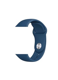 HEXABEX Apple Watch Strap/Band Compatible With Compatible with 42mm(Series 10)/41mm/40mm/38mm Silicone Strap for Apple watch All Series Ocean Blue  - Image 2