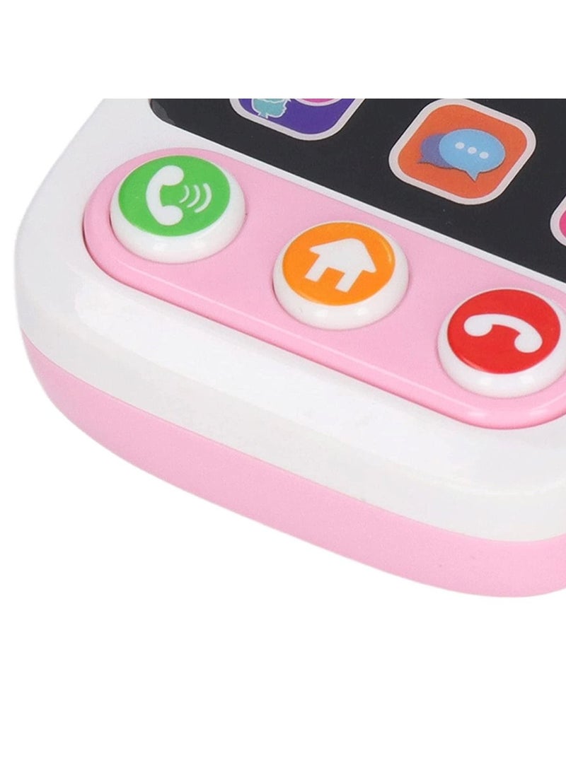 Fun Smartphone Toy Baby Mobile Phone Lightweight Compact Size Colorful Interface With Buttons For Parent Child Game