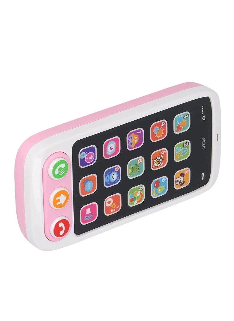 Fun Smartphone Toy Baby Mobile Phone Lightweight Compact Size Colorful Interface With Buttons For Parent Child Game