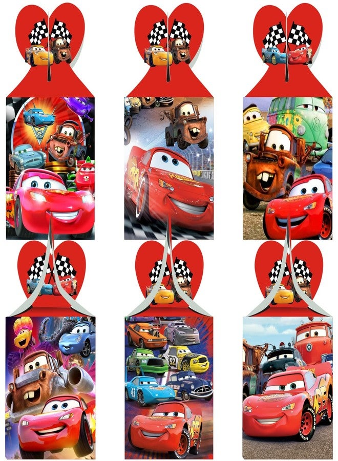 ARHAVI 12Pcs Race Cars Gift Boxes Goodie Boxes for Cars Themed Birthday Party Decorations Supplies - Image 1