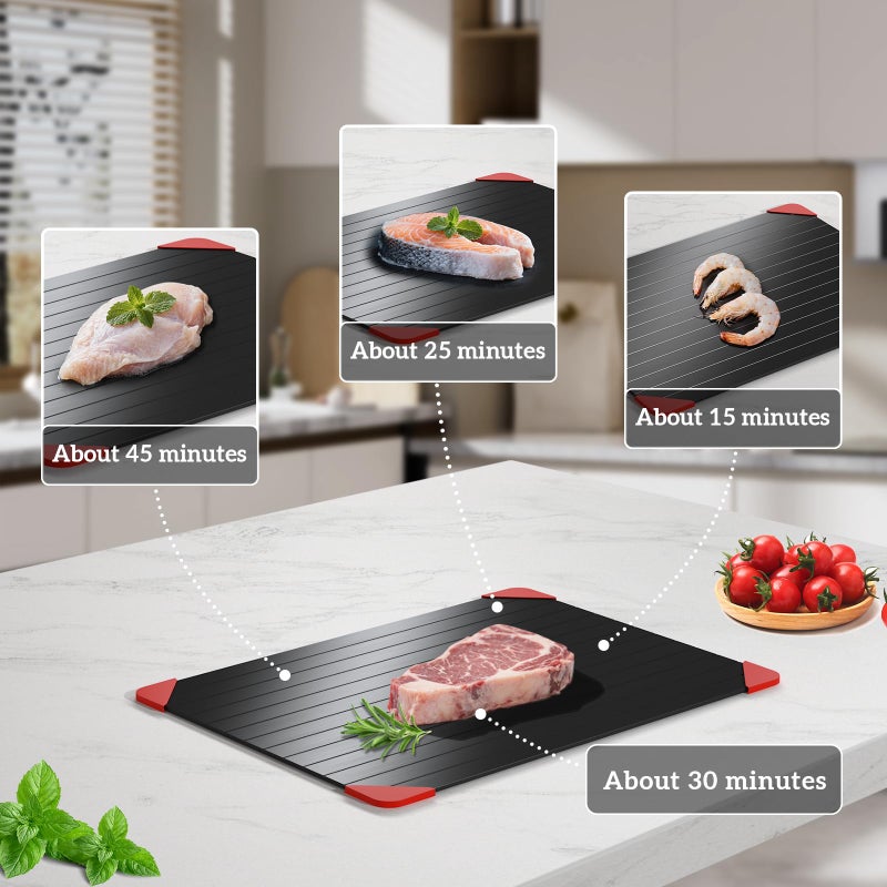 Spectabilis Defrosting Tray for Frozen Meat, Miraculous Rapid Natural Heating Defroster Board, Small Size Thawing Plate Kitchen Mat - Image 3
