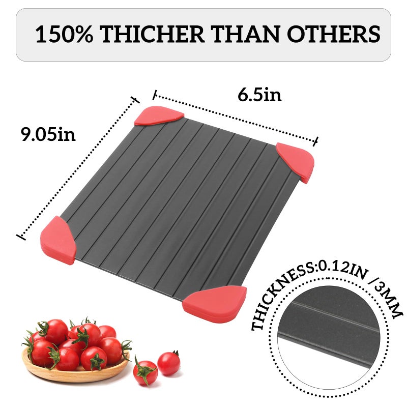 Spectabilis Defrosting Tray for Frozen Meat, Miraculous Rapid Natural Heating Defroster Board, Small Size Thawing Plate Kitchen Mat - Image 2