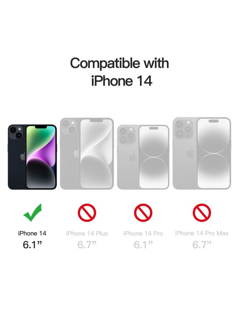 BORTONY Case Compatible with iPhone 14, Liquid Silicone Case with [Full Rubber Protection] [Anti-Scratch] [Drop Protection] Designed for iPhone 14 - Image 2