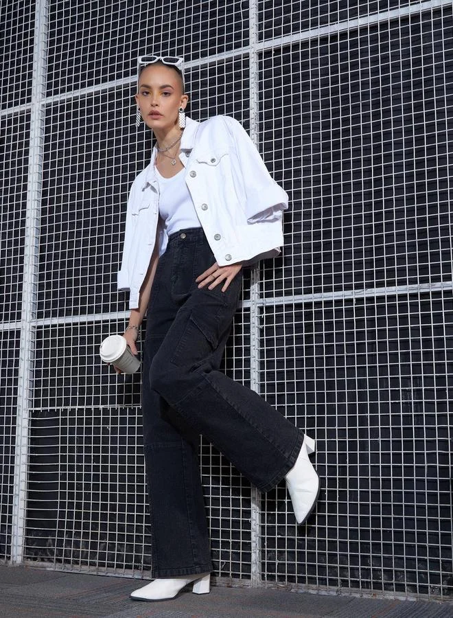 SASSAFRAS Cargo Straight Jeans with Belt Loops