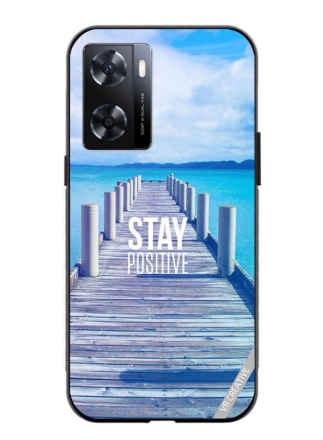 VR CREATIVE Protective Case Cover For OnePlus Nord N20 SE Stay Positive Design Multicolour - Image 1