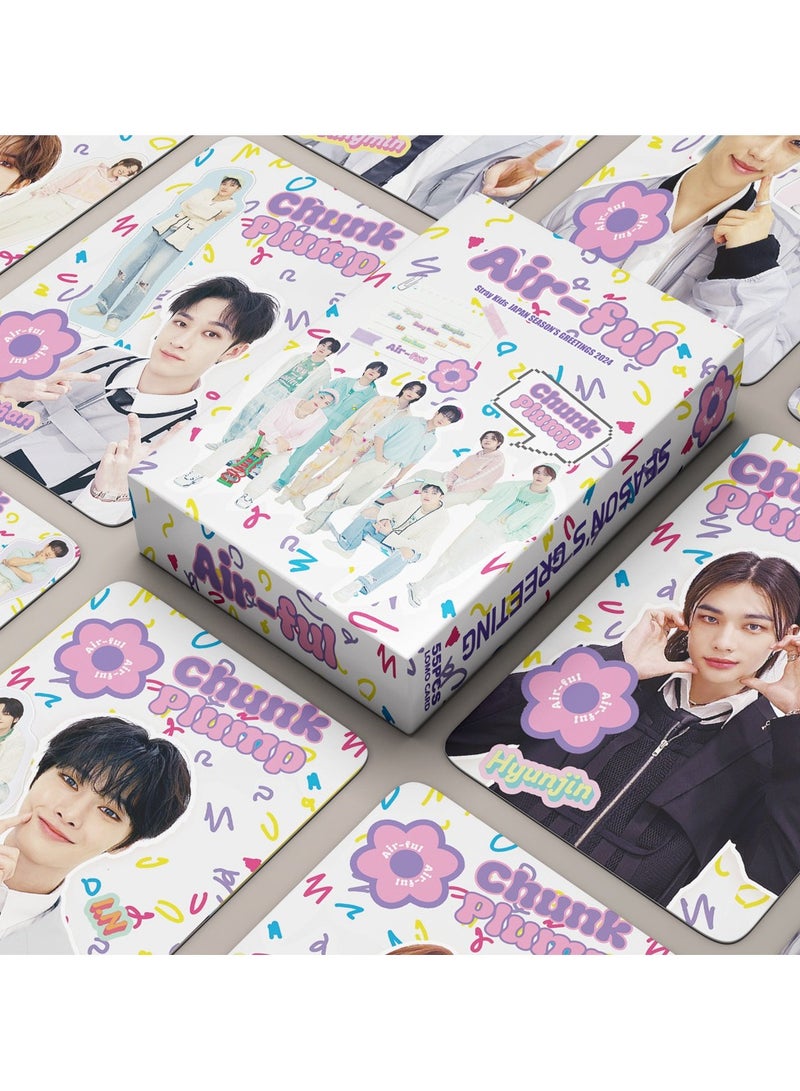 NIBEMINENT 55 Pcs Kpop Stray Kids Air-ful Lomo Cards Card For Fans Collection Gifts - Image 2