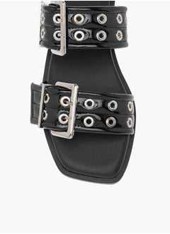 Celeste Women's Eyelet Detail Slip-On Sandals  - Image 4