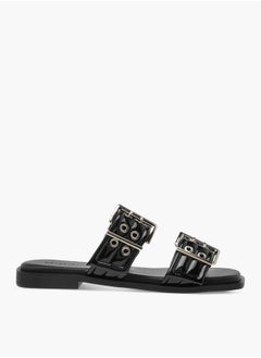 Celeste Women's Eyelet Detail Slip-On Sandals  - Image 3