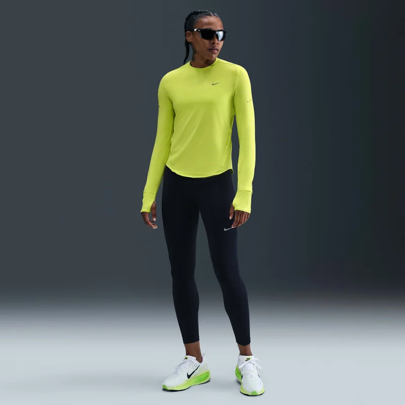 Nike Green Women's Swift Dri-FIT UV Running Top for Women | Best Price UAE