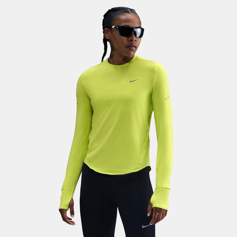 Nike Green Women's Swift Dri-FIT UV Running Top for Women | Best Price UAE