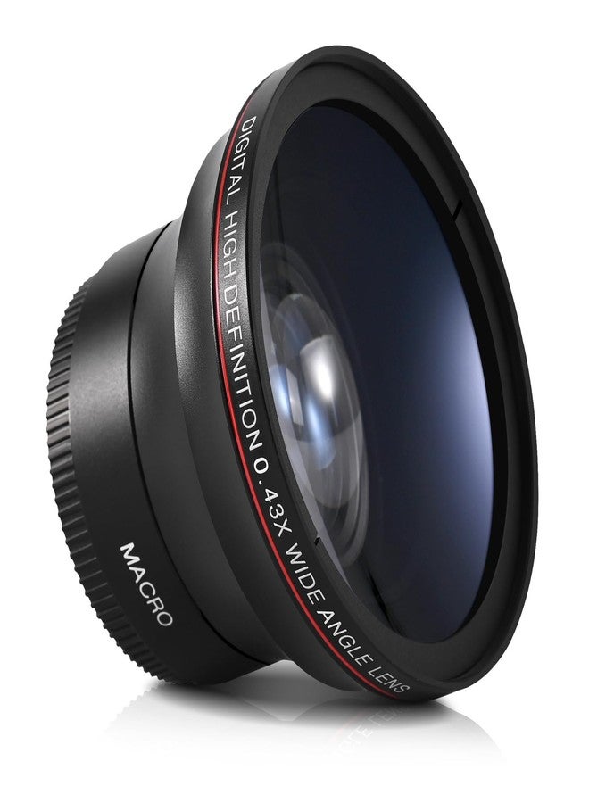Lightdow 55MM 0.43x High-Definition Wide Angle + Macro Lens Attachment for Sony Alpha A7, A9, A6000 Series, and More - Enhance Your Photography Creativity (φ55mm) - Image 1
