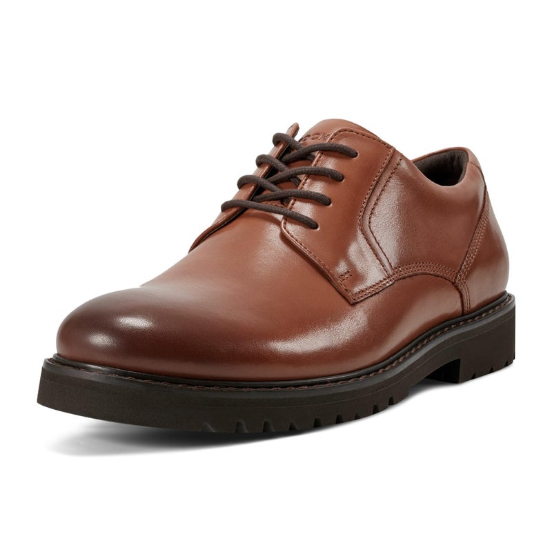 Rockport Men's Maverick Plain Toe, Medium Natural Leather, 9.5 Medium