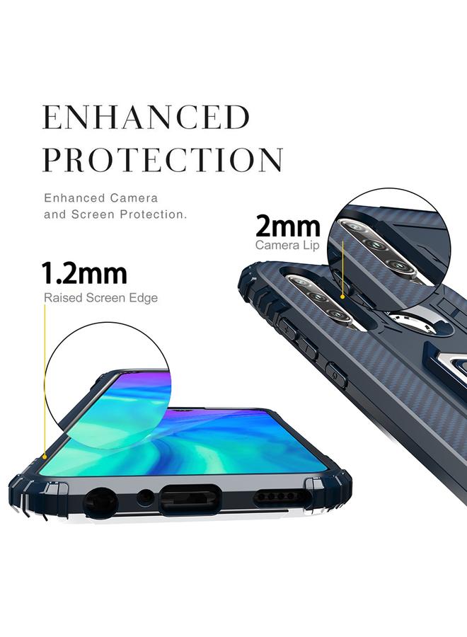 The Bros Case For Huawei Honor 10i / 20i Carbon Fiber Protective Case with 360 Degree Rotating Ring Holder  - Image 4