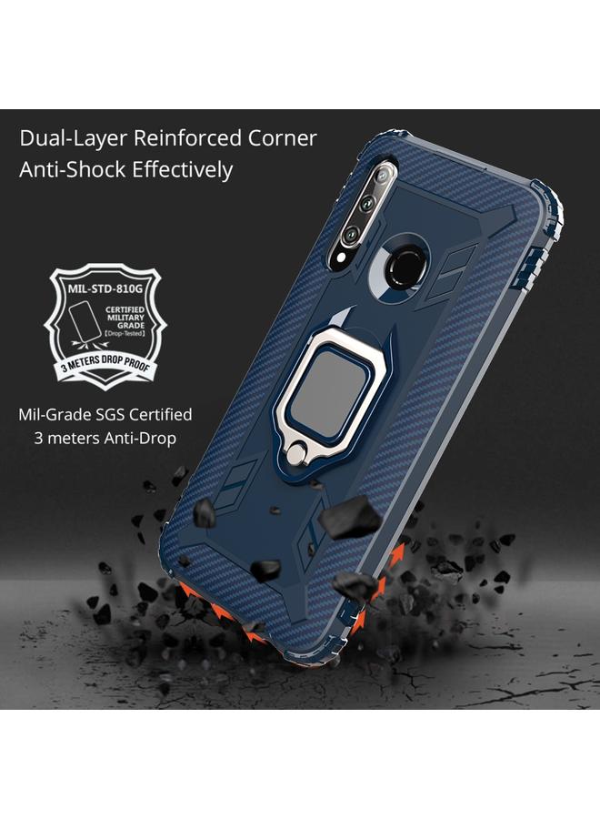 The Bros Case For Huawei Honor 10i / 20i Carbon Fiber Protective Case with 360 Degree Rotating Ring Holder  - Image 3