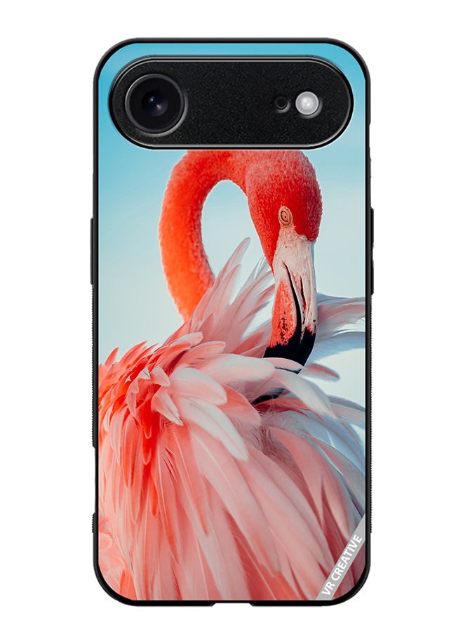 Protective Case Cover For Apple iPhone 17 Air Flamingo Design Multicolour