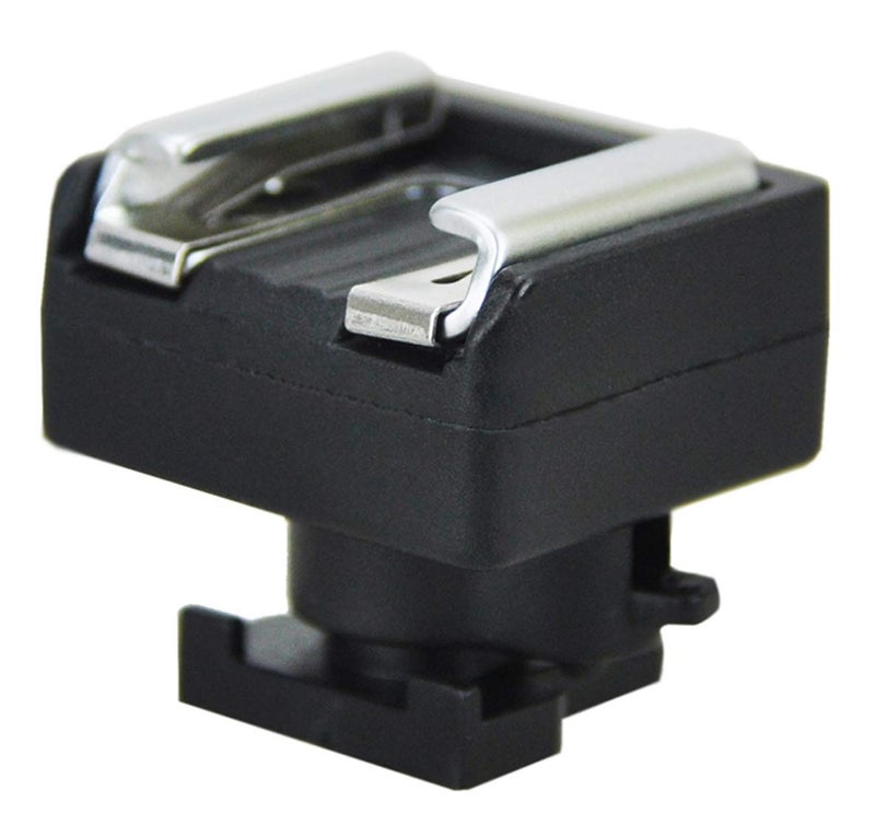 JJC MSA-1 Mini Advanced Hot Shoe to Universal Shoe Adapter for Canon Vixia HF M30HF M300 HF M31 HF M32 HF S10 HF S100 HF S11 HF S20 HF S200 HF S21 HF20 HF200 HF21 HF G20 HF G30 - Image 1