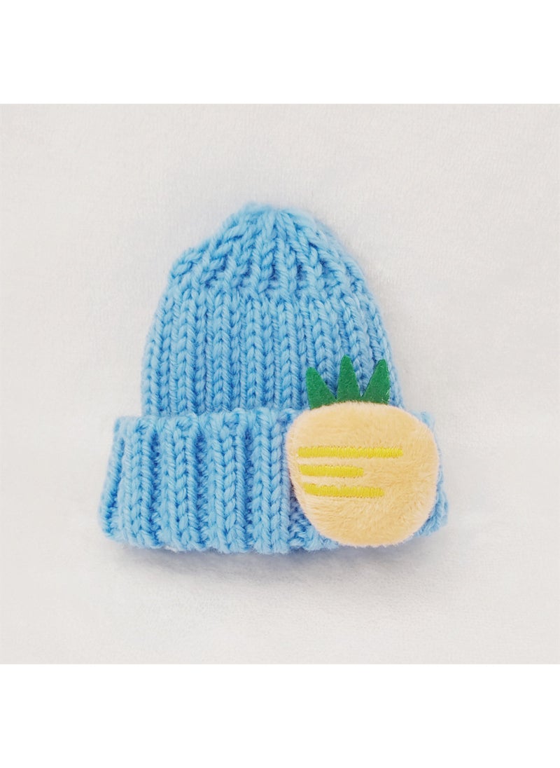 Labubu Cap Accessory 15cm Cotton Doll Hat Blue Carrot Hat Single Piece 