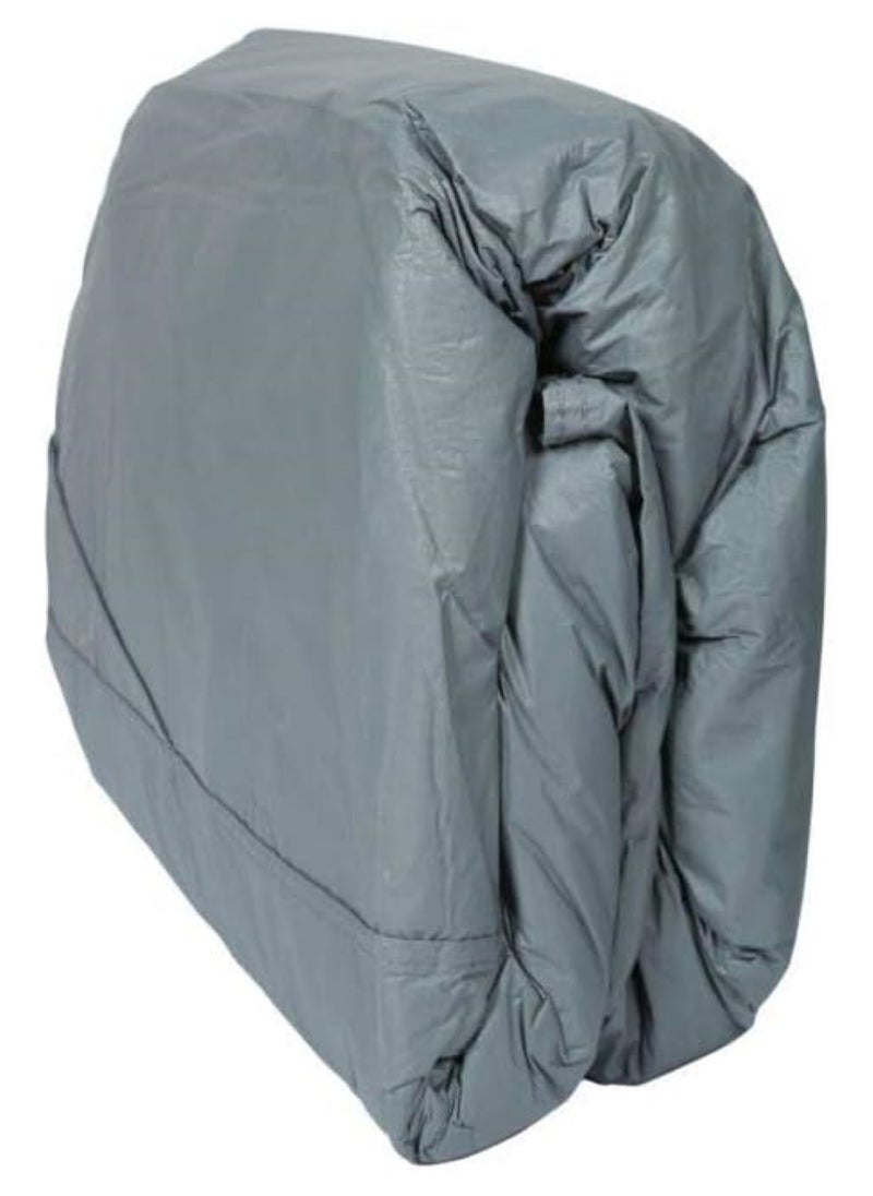 هيريوس أغطية سيارات مقاس XL 190 بوصة × 70 بوصة × 47 بوصة مقاومة للماء في جميع الأحوال الجوية للسيارات، غطاء عالمي للسيارة واقٍ من الشمس، غطاء كامل خارجي للحماية من أشعة الشمس فوق البنفسجية وحماية السيارة، محكم وناعم وغير كاشط  - Image 5