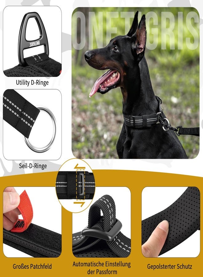 OneTigris Slip Collar Nylon Rope Adjustable Collar for Dog Training- No Pull Round Martingale Dog Collars for Small Medium Large Dogs(M) - Image 4