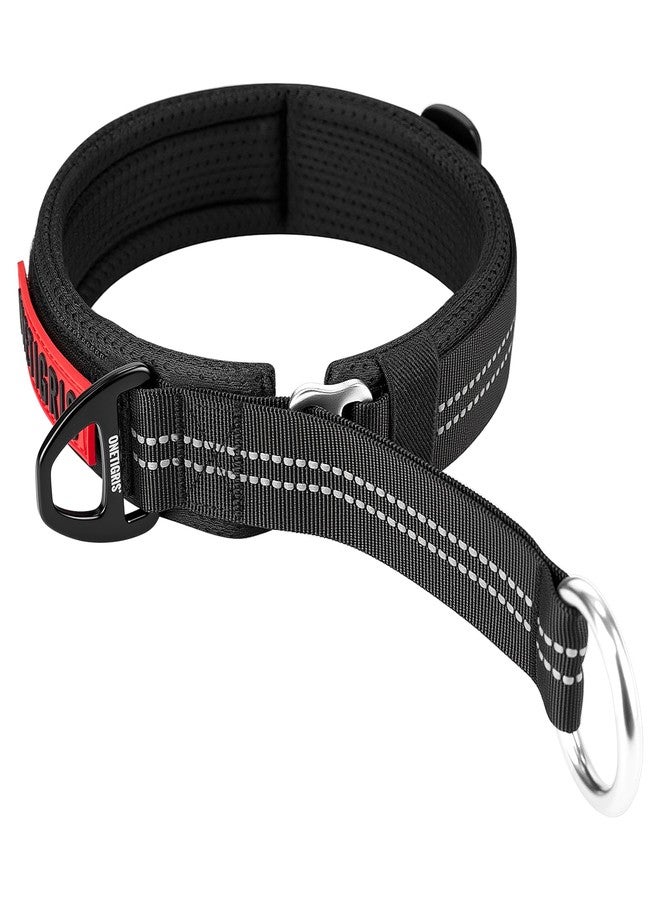 OneTigris Slip Collar Nylon Rope Adjustable Collar for Dog Training- No Pull Round Martingale Dog Collars for Small Medium Large Dogs(M) - Image 1