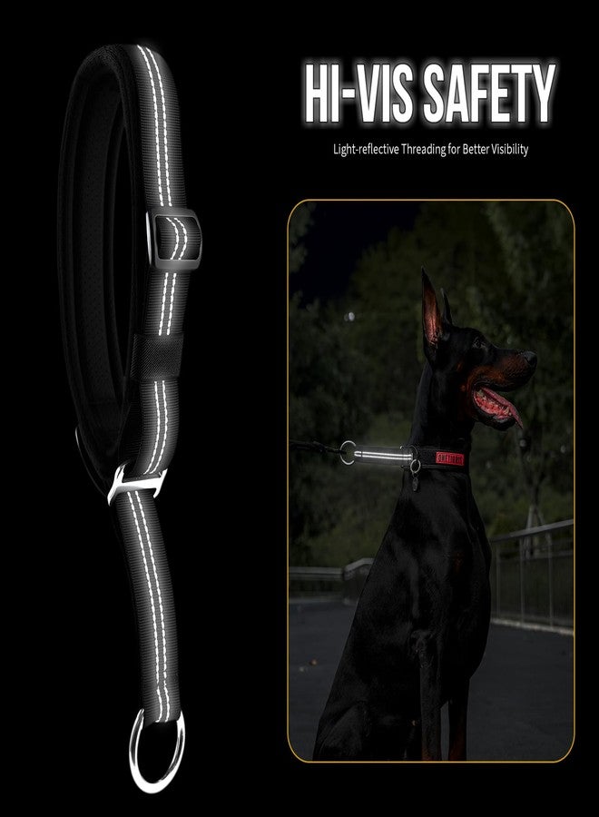 OneTigris Slip Collar Nylon Rope Adjustable Collar for Dog Training- No Pull Round Martingale Dog Collars for Small Medium Large Dogs(M) - Image 5