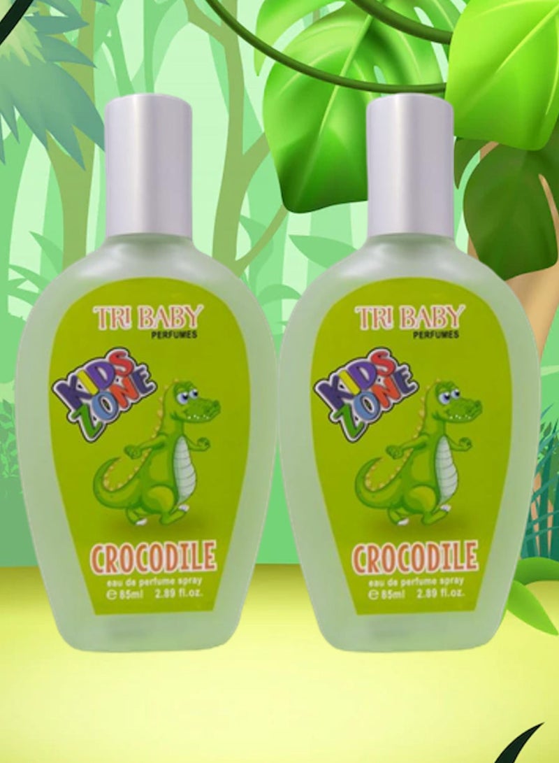 تي أر آي 2 قطع عطر التمساح للأطفال 85 مل EDP - Image 1