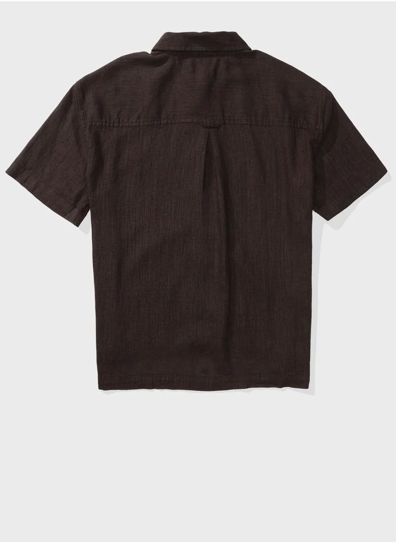 American Eagle Pocket Detail Button Down Shirt
