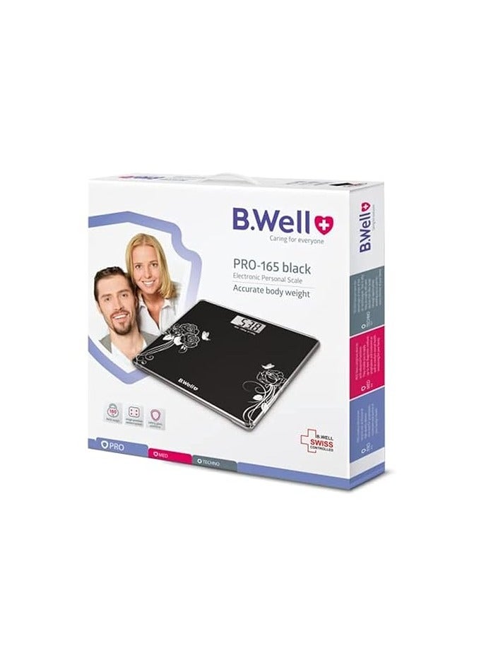 B.Well PRO-165 Digital Personal Weighing Scale – Slim & Accurate - Image 1