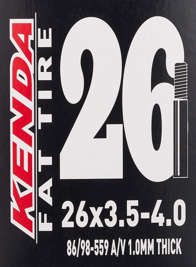 Kenda Tube-Fat Bike- 26x3.5-4.0, 86/98-559 A/V, Black - Image 2