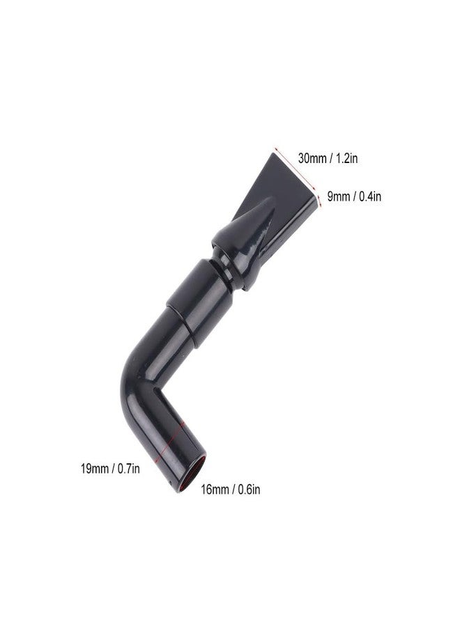 Chiffonade Black Plastic Aquarium Water Outlet Rotatable Elbow Pipe Fitting Fish Tank Nozzle Duckbill Sprinkler Aquarium Canister Filter(L) - Image 2