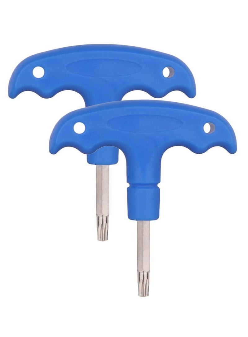 SOLARAE Golf Wrench Tool, T-key Set,T-Handle Spanner Socket Wrench, 2Pcs Wrenches For Golfs T-Type Wrenches T-shaped Designed Screwdrivers Cleat Tool - Image 1