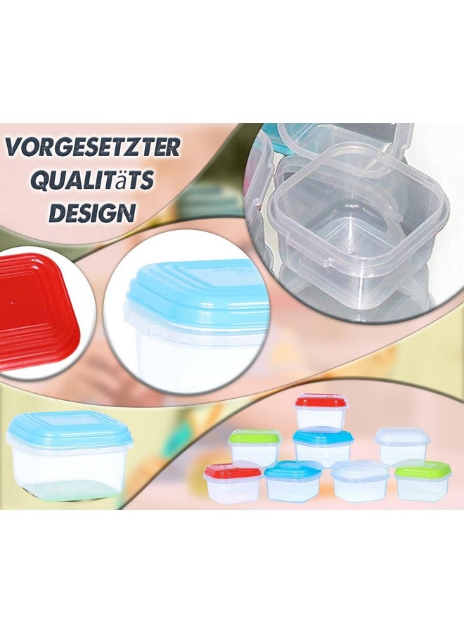 ARSUK Baby Food Containers 4oz/120ml - Baby Snack Containers - Reusable Small Freezer Jars with Leak Proof Lids - Toddler Weaning Snack Pots - Dishwasher, Freezer & Microwave Safe (8 PCS) - Image 5