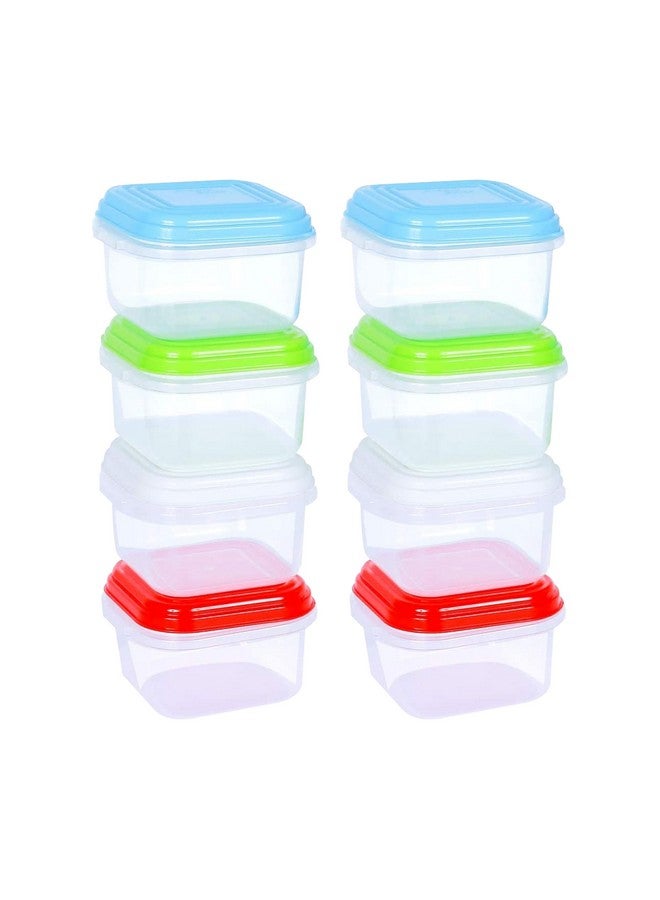 ARSUK Baby Food Containers 4oz/120ml - Baby Snack Containers - Reusable Small Freezer Jars with Leak Proof Lids - Toddler Weaning Snack Pots - Dishwasher, Freezer & Microwave Safe (8 PCS) - Image 1