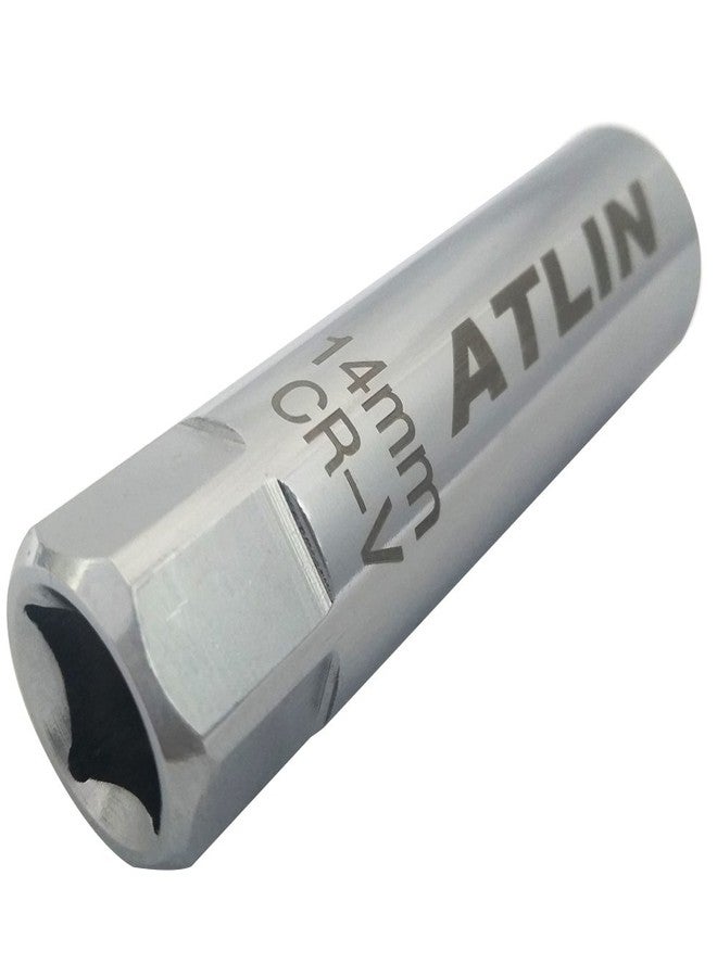 ATLIN Thin Wall Spark Plug Socket 12-Point, 14-millimeters Compatible with BMW, Nissan, Mini - Image 2