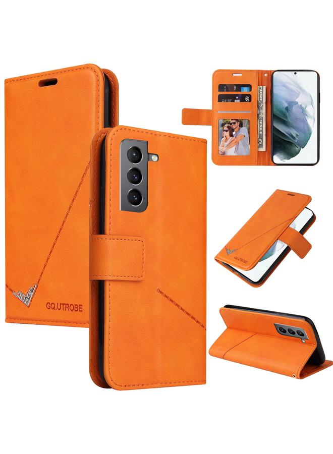 The Bros Case For Samsung Galaxy S22 5G Right Angle Leather Phone Case