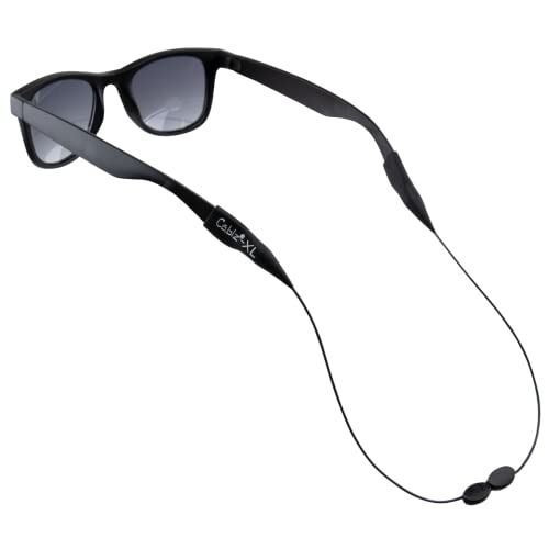 Cablz Monoz Adjustable Eyewear Retainer MonofilamentLike Line Adjustable OffTheNeck Eyewear Retainer 14 in Black