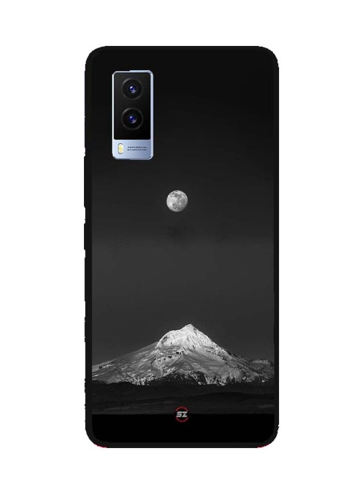 غطاء موبايل مطبوع واقي بتصميم منظر ليلي جميل لهاتف vivo V21e