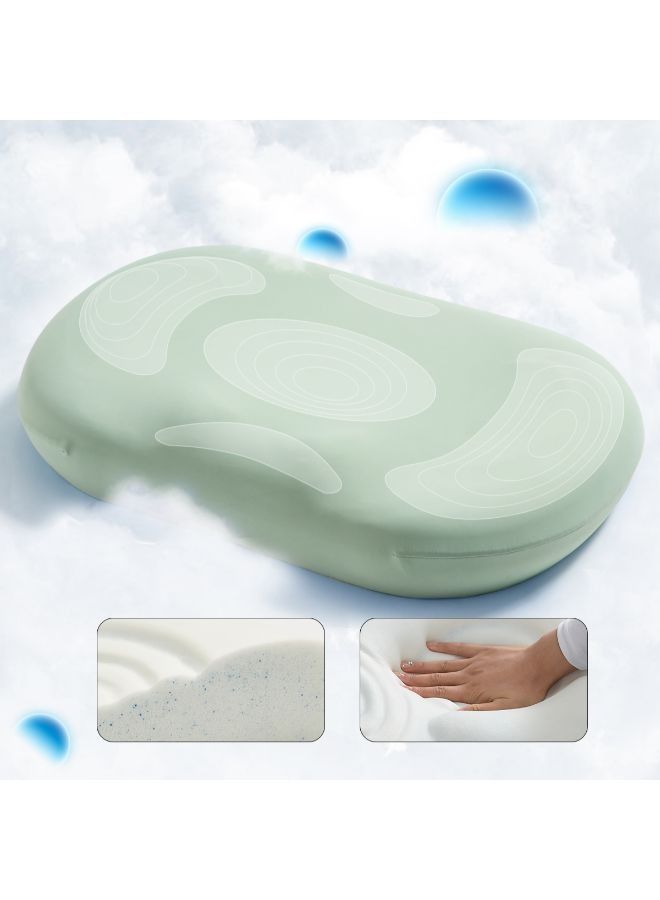 Orthopedic Contour Memory Foam Pillow Cervical Bed Pillow for Pain Relief - Image 1