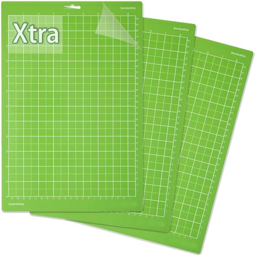 LOPASA Cutting Mat for Cricut Joy Xtra, 8.5x12 Green Adhesive Light Grip Cutting Mats Set, Joy Extra Accessories and Supplies(3 StandardGrip Sheets) - Image 1
