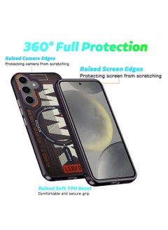 Techie Aesthetic Translucent TPU MWK Magnetic Magsafe Case with Raised Camera Lens Protector for Samsung Galaxy S24 - Dark Purple  - Image 3